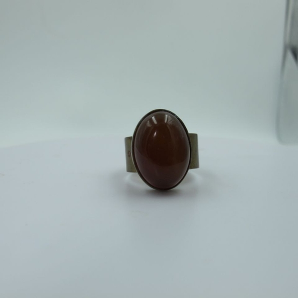 Handmade Brass Ring with Stones - Picture 10 of 10